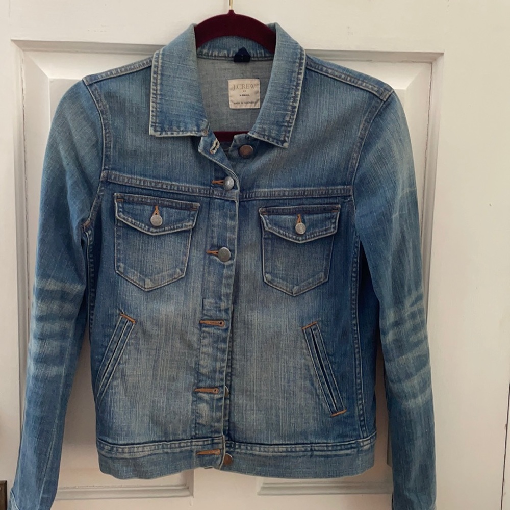 J. Crew denim jacket sz xs
